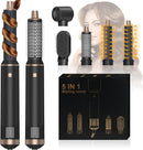 Blow Dryer Brush 5 in 1, Multi Ionic Hair Dryer Brush Set, Auto Air Wrap Hair Styler with 3 Temperature, Powerful Hair Styling Tools Set for Fast Drying, Curling, Straightening & Smoothing by TinyTreasures Baby Boutique