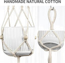 2 Pack Macrame Plant Hanger, 44 Inch, Fits 4-12 Inch Pots, Extra Long Indoor Outdoor Hanging Planter Basket Flower Pot Holder, Boho Home Decor, Ivory (POTS NOT Included) by GreenHaven Gardens