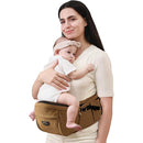 SUNVENO Baby Hip Carrier with Hip Seat, CPC-Certified, Ergonomic Infant Carrier for Newborns & Toddlers up to 45 lbs, Adjustable Waistband, Multiple Pockets, All-Season, Brown by TinyTreasures Baby Boutique