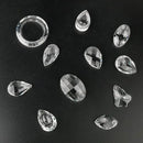 H&D 11pcs Clear Crystal Chandelier Lamp Lighting Drops Pendants Balls Prisms Hanging Glass Prisms Parts Suncatcher Home/House Decor by GreenHaven Gardens