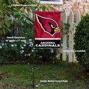 WinCraft Arizona Cardinals Garden Flag with Stand Holder by GreenHaven Gardens
