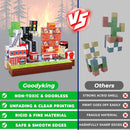 GoodyKing Magnetic Blocks|100PCS Fire Truck Magnetic Building Cube Game,Constructions Toys for Boys & Girls Age 3-4,5-8 9 10,STEM Montessori Stacking Toy,Sensory Tiles Building Christmas for Toddlers by TinyTreasures Baby Boutique