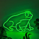 Lampeez Frog Neon Sign, Frog Lamp Wall Decor, Dimmable LED Neon Art Signs USB Powered, for Man Cave, Home, Patio, Garden, Bars, Stores, Clubs, Ideal Gift for Friends, Family and Kids by GreenHaven Gardens