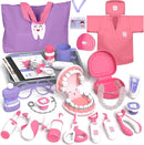 Lehoo Castle Doctor Kit for Toddlers 3-5 Girls, Kids Dentist Play Set, Toys for 3 4+ Year Old Girls, Pretend Play for Toddlers, Kids Doctor Playset, Medical Kits for Boys 3 4 5 by TinyTreasures Baby Boutique