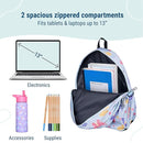 Wildkin 15-inch Kids Backpack – Durable, Padded, Adjustable for School & Travel - Butterfly Garden by TinyTreasures Baby Boutique