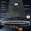 FREE SOLDIER Telescope 70mm Aperture 500mm Refractor Telescope for Adults High Powered - Professional Astronomical Refracting Telescope for Adults Beginners with Phone Adapter and Carry Bag White by TinyTreasures Baby Boutique