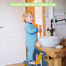 Toilet Seat, Potty Training Seat for Toddler, Upgraded 2-in-1 Potty Toilet Training for Boys and Girls,Waterproof Cushioned Mat with Non-slip Step Stool by TinyTreasures Baby Boutique