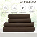 Chocolate Brown Espresso Pinch Pleated Blackout Curtains 102 Inches Long,Thermal Insulated Pinch Pleats Window Curtains Panels Drapery for Bedroom, Living Room,Office, 40" W x 102" L, Set of 2 by TinyTreasures Baby Boutique