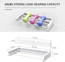 Laundry Drying Rack Collapsible, Wall Mounted Clothes Drying Rack Wall, Space Saving Drying Rack for Laundry, 19.8" Wide, 3 Aluminum Rods, 50 lb Capacity by CozyNest Decor