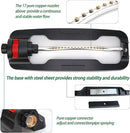 Lawn Sprinkler,Garden Oscillating Sprinkler,17 Brass Nozzles,Heavy Weight Thick and Sturdy Plastics Base with Metal Blocks,Up to 3600 Square Feet,Stable and Durable. by GreenHaven Gardens
