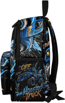 Toddler Backpack for Boys Girls - 12 Inch Monster Car Trucks Kids Backpack Preschool Kindergarten Backpack Lightweight Waterproof Schoolbag Book Bag for School by TinyTreasures Baby Boutique