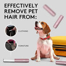 Flint Rose Gold Retractable Mini Lint Roller with 90 Extra Sticky Sheets, Small and Portable Lint Roller, Ideal Pet Hair Remover, Travel Lint Rollers for pet Hair Extra Sticky by CozyNest Decor