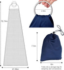 CUBY Water Baby Sling Carrier Lightweight Breathable Mesh Baby Wraps Carrier Adjustable Ring Sling Quick-Drying Baby Carriers Sling for Newborn Toddler Summer Swimming Pool Beach(Dark Blue) by TinyTreasures Baby Boutique