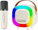 Mini Karaoke Machine Speaker for Kids Adults, Portable Bluetooth with 1 Wireless Microphones, Children's Day Birthday Gift Ideas for Toys for Teens Boys and Girls Aged 4, 5, 6, 7, 8, 9, 10, 11, 12+ by TinyTreasures Baby Boutique