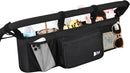 ZZM Double Stroller Organizer for Bob Duallie and Baby Jogger City Mini GT2, Double Baby Stroller Accessories with 2 Cooler Pockets, Parent Console Double Jogging Stroller Organizer(Empty Bag) by TinyTreasures Baby Boutique