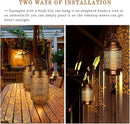 2 Pack Solar Lanterns Outdoor Waterproof, Hanging Led Lantern Garden Decorative, Metal Decorative Garden Lights, Solar Outdoor Lights Decor for Table Patio Garden Yard Pathway, Bronze, T00012 by GreenHaven Gardens