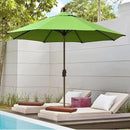 EliteShade USA 10-Year-Non-Fading 10Ft Market Umbrella Patio Umbrella Outdoor Table Umbrella with Ventilation, Macaw Green by GreenHaven Gardens