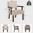 Accent Chair, Oversize Living Room Chairs with Soft Seat & Armrests for Living & Dinning Rooms by CozyNest Decor