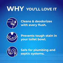 Toilet Gel Stamp - 8 Packs Toilet Bowl Cleaner Gel with Automatic Click, Freshener for Toilet Maintenance, 3.4oz, 6 Month Supply (Ocean) by CozyNest Decor