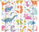 Cartoon Dinosaur Curtains for Kids Boys Girls Home Decor Childish Cute Dino Animals Print Pattern Rod Pocket Blackout Window Drapes for Nursery Baby Bedroom Playroom W36xL63in 2 Panels by TinyTreasures Baby Boutique
