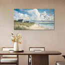 HGUAOA Coastal Canvas Wall Art - Large Landscape Wall Art for Living Room - Ocean and Beach Painting - Blue Artwork for Bedroom Decor - Above Bed Wall Pictures -Beach Theme Print Art by CozyNest Decor