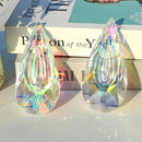 120mm Crystal Suncatcher, 2 Pack Large Prism Sun Catchers Windows Hanging Ornaments Rainbow Maker Pendant Indoor Outdoor Garden Chandelier Birthday Wedding Party Valentines Day Gifts for Women by GreenHaven Gardens