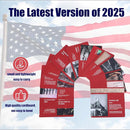 Us Citizenship Test Flash Cards 2025, Tarjetas para La Ciudadania De Las 100 Preguntas, Tarjetas De Ciudadania 2025 inglés y español, Naturalization Study Guide with 100 Questions & Answers by TinyTreasures Baby Boutique