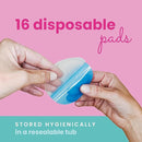 Soothing Gel Pads, Instant Cooling Relief for Sore Nipples, Made Without BPA, Hydrogel Pads for Breastfeeding, Aloe Vera Infused 16 Count by TinyTreasures Baby Boutique