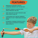 Toy Rocket Launcher for Kids: Outdoor Toys Slingshot Rocket Launchers - Best Gifts for Boys & Girls All Ages - Fun Stocking Stuffers for Kids & Teen Boy Gifts for 8 9 10 11 12 Year Old Boys Gift Idea by TinyTreasures Baby Boutique