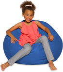 Posh Beanbags Bean Bag Chair, Large-38in, Solid Royal Blue by TinyTreasures Baby Boutique