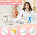 PIIOSER Breastmilk Cooler Bag with Ice Pack, Fits 6 Baby Bottles Up to 9 Ounce, Insulated Bottle Travel Bags with Shoulder Strap-Wearable Breast Pump Carrying Case for Nursing & Working Moms by TinyTreasures Baby Boutique