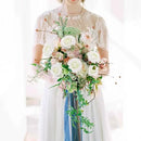 IPOPU 4PCS Real Touch White Ranunculus Artificial Flowers Faux Ranunculus Flowers for Vase Real Look Silk Peonies Fake Peony Flowers for Home Indoor Wedding Centerpieces for Table Decorations (White) by CozyNest Decor