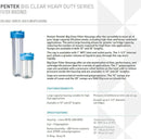 Pentair Pentek 166201 Big Clear Filter Housing, 1" NPT