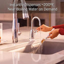 InSinkErator Stainless Steel Tank, H250C-SS HOT250 System, Single-Handle Faucet in Chrome with2/3-Gallon Instant Hot Water Dispenser by CozyNest Decor