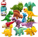 Hely Cancy Dinosaur Bath Toys - No Hole Bath Toys for Kids,Baby Bath Toys for Shower Water Pool Toys by TinyTreasures Baby Boutique