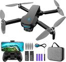 Drone with Camera, 1080P HD FPV Drone with Brushless Motor, One Key Take Off/Landing, Altitude Hold, Gesture Selfie, 3D Flips, 2 Batteries, Drones for Kids 14+ by TinyTreasures Baby Boutique