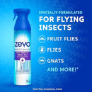 Zevo Flying Insect Killer Spray - Bug Spray for Home Use - Versatile Gnat, Mosquito, Fruit Fly Killer & More - with Rosemary & Cornmint Oil - for Indoor & Outdoor Use (2 Bottles) by TinyTreasures Baby Boutique