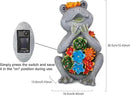 Frog Solar Figurine Light Statue Outdoor Gardening Gifts Decoration Garden Frogs Yard Decor Lamp With 8 Led Lights And Succulent Waterproof Patio Lawn Decor Housewarming Frog Gifts For Women by CozyNest Decor