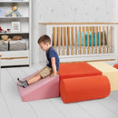 6-Piece Soft PU Leather Toddlers Climbing Toys, Baby Foam Climbing Blocks for Babies Toddlers, Waterproof Foam Play Gym Climber Structures for Toddler 3, Indoor Climb and Crawl Activity Play Set by TinyTreasures Baby Boutique