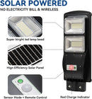 4 PACK 60W solar street light 6000 lumens