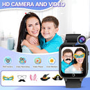 Vakzovy Kids Smart Watch for Kids with 26 Puzzle Games HD Camera MP3 Player Audiobook Video Pedometer Habit Tracking Learn Card Christmas Kid Smart Watch Boys Gift for 5-12 Year Old Toys by TinyTreasures Baby Boutique