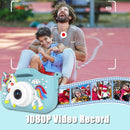 Kids Camera Toys,48MP Dual Lens with 64G SD Card and Cartoon Soft Cover for 3-8 Year Old Girls Boys (BlueDJS) by TinyTreasures Baby Boutique