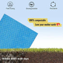 Swedish Dishcloths for Kitchen | 6 Pack Absorbent Cellulose Sponge Cloths Washable | Non-Scratch Reusable Paper Towels Quick Drying Cleaning Cloths - Blue