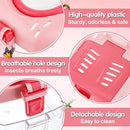 2Sets Bug Catcher for Kids- Sturdy Kids Bug Catching Kit Gifts with Collector Butterfly Net Tweezer, Bugs Habitat Outdoor Explorer Kit for Age 3 4 5 6 7 8, 8Pcs, Pink by TinyTreasures Baby Boutique