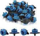 60 Pcs Drip Irrigation Emitters, 2 GPH Pressure Compensating Irrigation Drippers for Garden Lawn Watering Irrigation System, Blue by GreenHaven Gardens