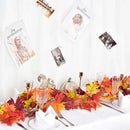 DearHouse 2 Pack Fall Garland Maple Leaf, 5.9Ft/Piece Hanging Vine Garland Artificial Autumn Foliage Garland Thanksgiving Decor for Home Wedding Fireplace Party Christmas (Brown) by CozyNest Decor