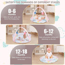 Activity Gym, Baby Play Gym Mat for Toddlers, 0-18 Months Tummy Time Play Mats, Infant Play Gym with Detachable Toys for Sensory Exploration and Motor Skill Development, PM2407 by TinyTreasures Baby Boutique