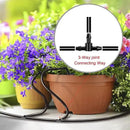 Drip Irrigaition Kits for 1/4" Tubing 32ft, Silicone Hose Drip Irrigation Accessories Compatible Automatic Drip Kit or Watering System Fittings Kit Pack by GreenHaven Gardens