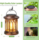 WdtPro Solar Lanterns Outdoor Hanging 6 Pack, Upgraded Bright Lantern Lights Outdoor Waterproof, Solar Powered Lantern Over 12Hrs Solar Lights for Outside Garden Yard Patio Decor (Copper) by CozyNest Decor