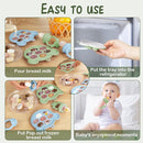 WAJIAYON Baby Breastmilk Popsicle Molds & Baby Fruit Feeder, Infant Food Freezer Tray Storage Containers, Silicone Teething Pacifier Feeder and Teether for Babies,Shower Gifts for Boys and Girls-Blue by TinyTreasures Baby Boutique